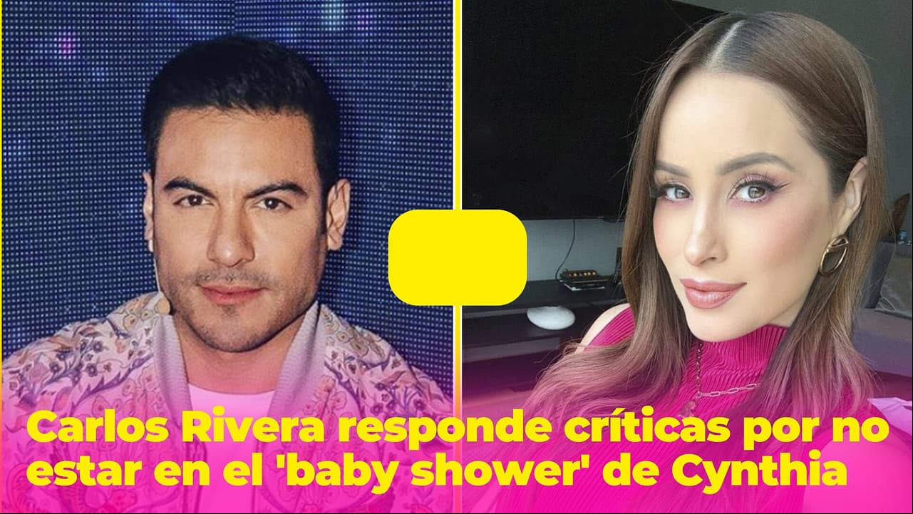 Carlos Rivera no estuvo en el baby shower de Cynthia y le llovieron críticas: así se defendió