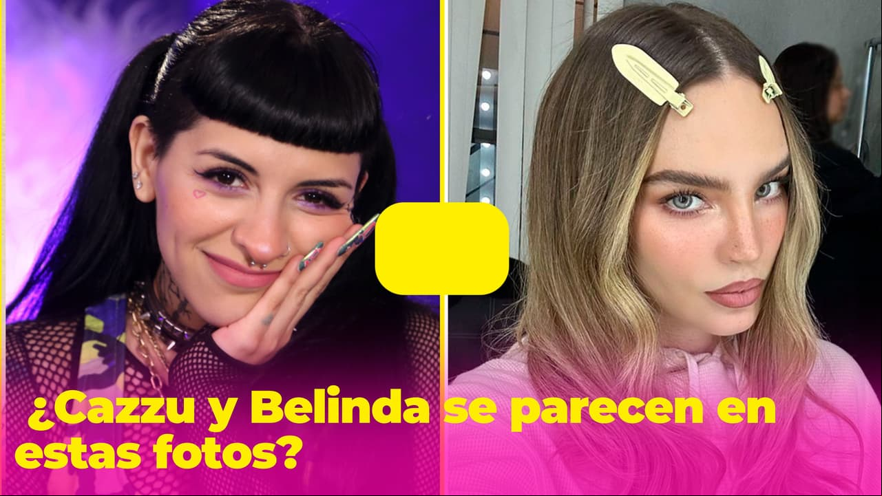 ¿Cazzu se parecía a Belinda antes de cambiar de look? Fans encuentran similitudes en sus fotos