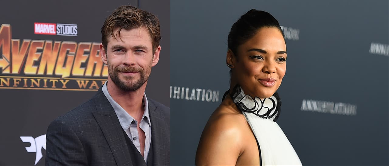 Así lucen Chris Hemsworth y Tessa Thompson en la nueva película de ‘Hombres de Negro’