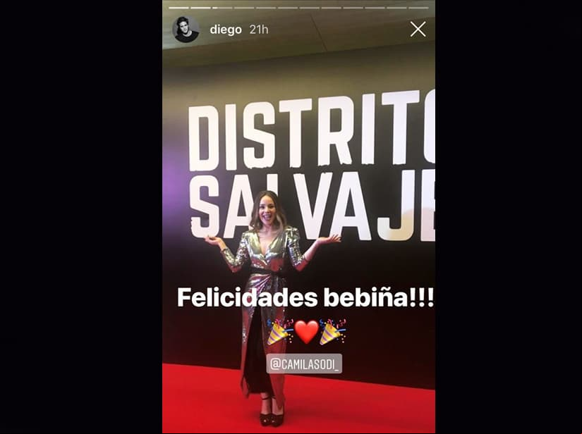 Diego Boneta felicita a Camila Sodi por su nueva serie