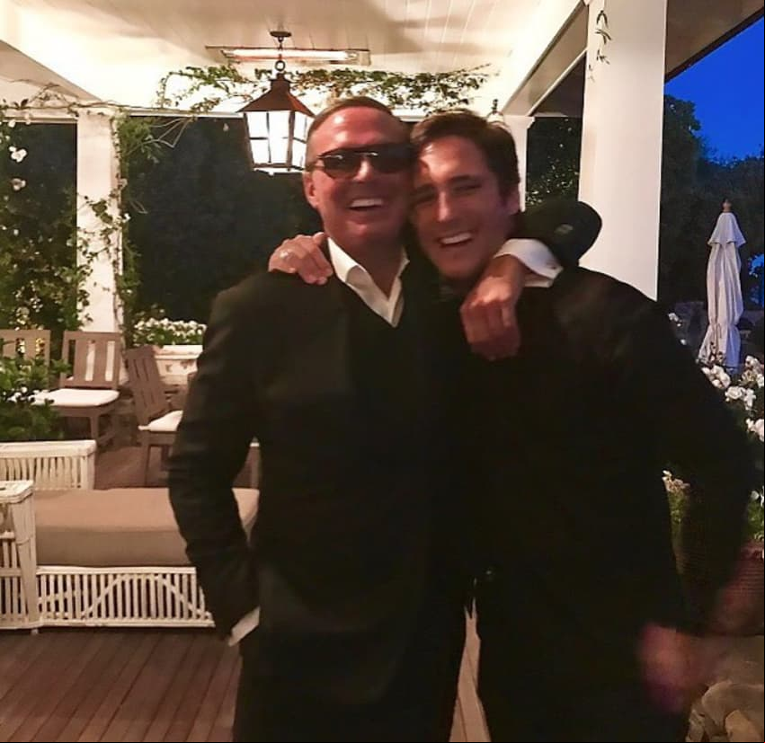 Luis Miguel posa con Diego Boneta
