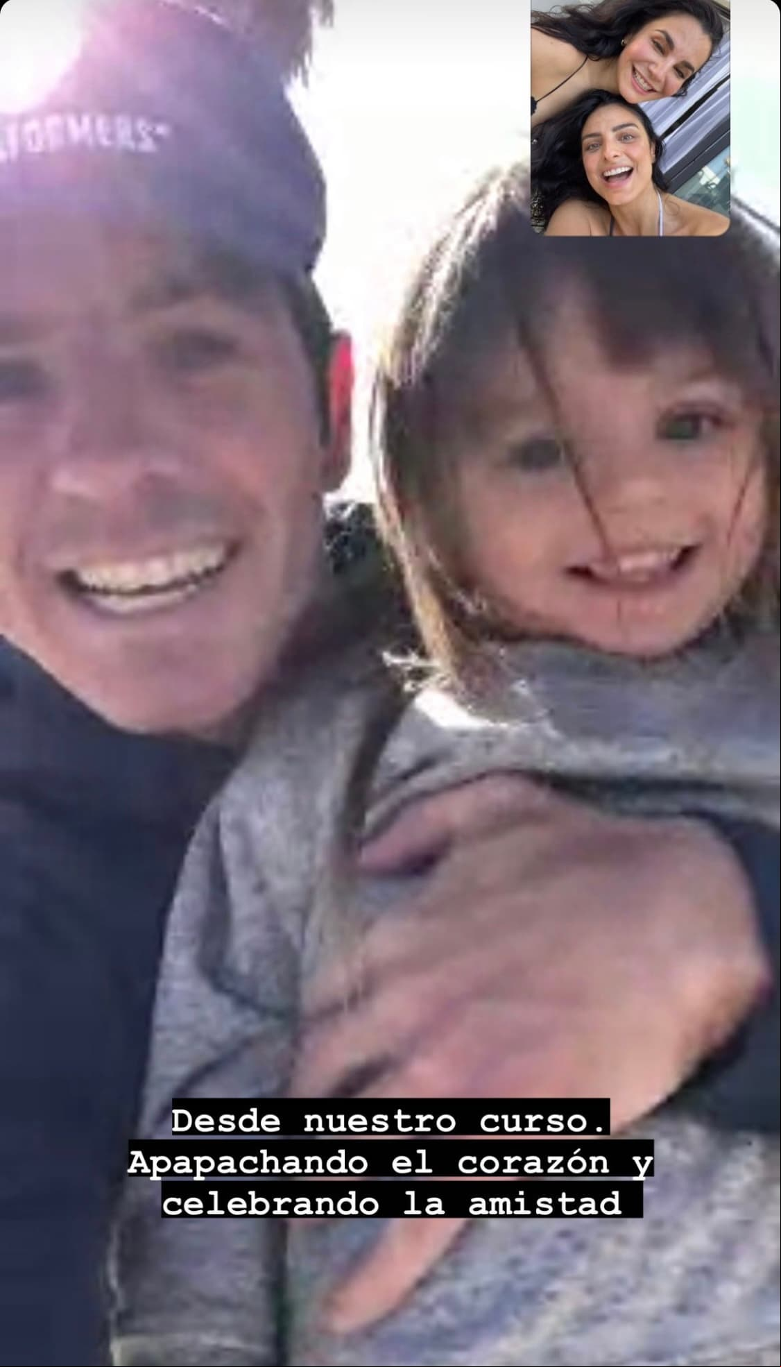 Mauricio Ochmann y Aislinn Derbez celebran San Valentín con videollamada