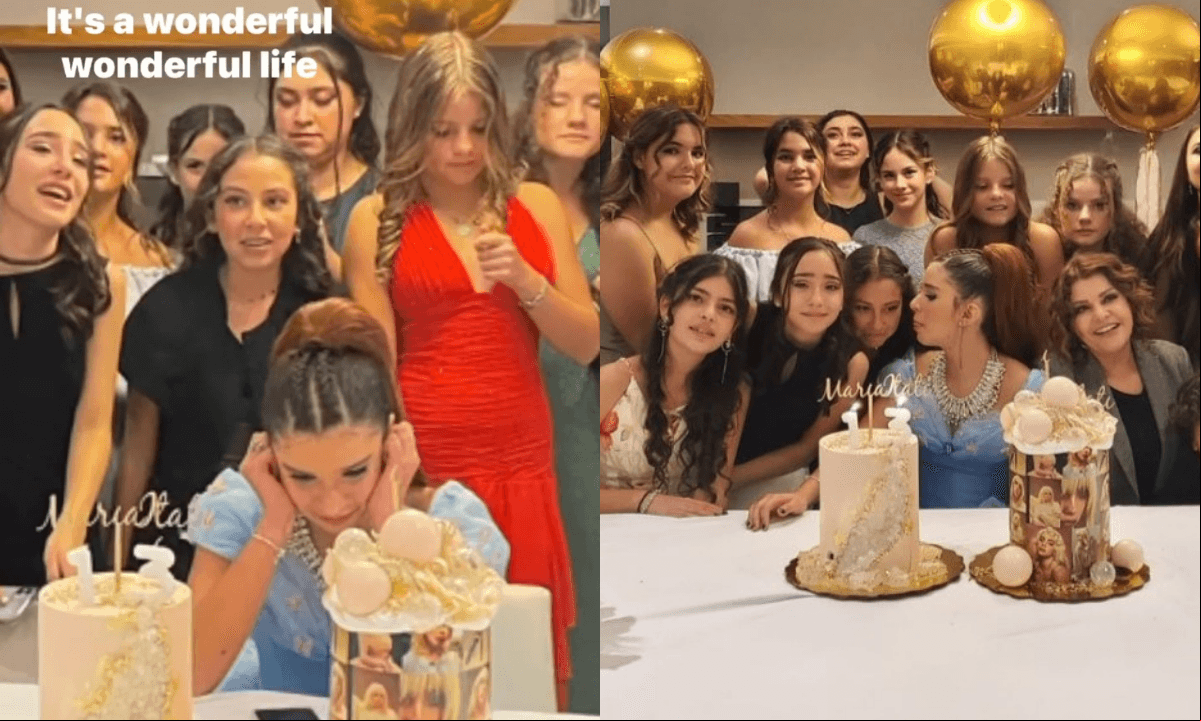 Hija de Mayrín Villanueva posa como nunca en la fiesta de cumpleaños de la hija de Itatí Cantoral