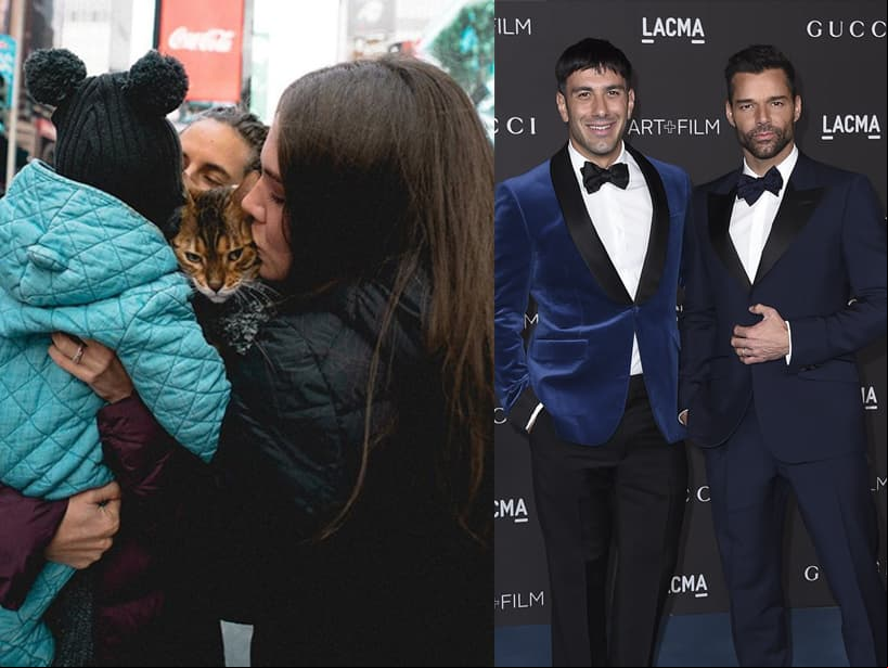 A pocas semanas de que se celebre el día de San Valentín, te presentamos a las parejas de la comunidad LGBT que han expresado su amor libremente.