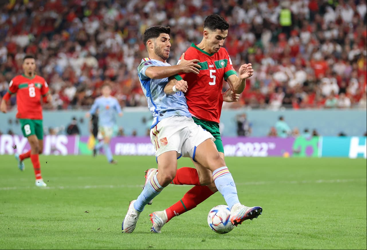 Asensio poco pudo hacer para generar peligro.