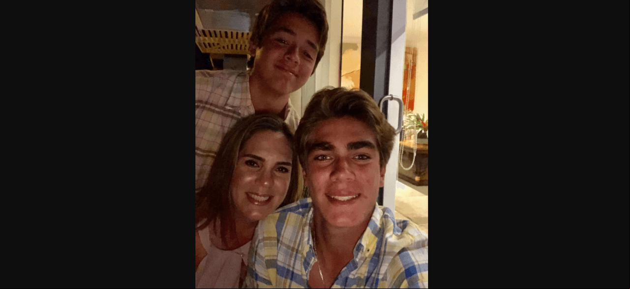 La empresaria muestra lo orgullosa que está con sus hijos