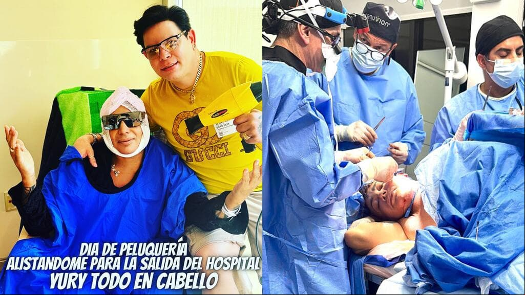 Eduardo Antonio recibió a su estilista en el hospital en donde estuvo internado poco más de una semana.