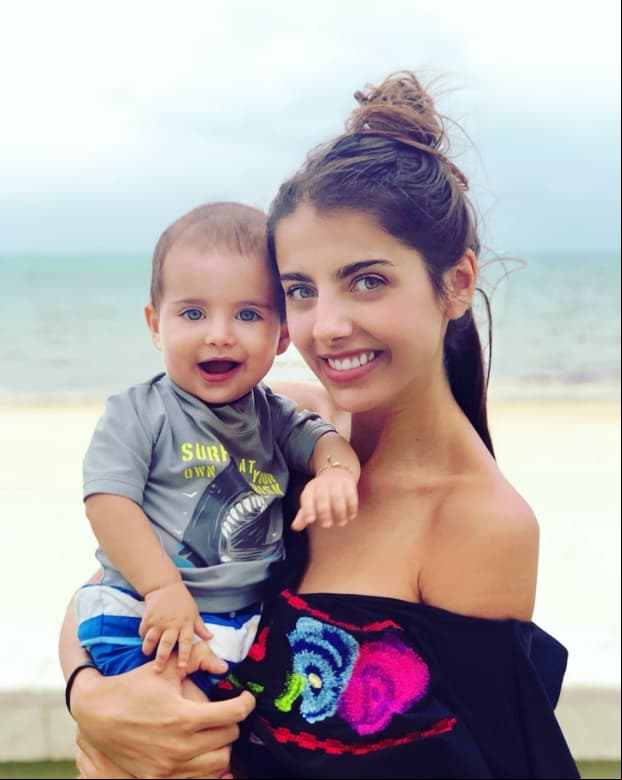 Marcelo. El pequeño, de un año de edad, llegó a enamorar a todos los iradores de Michelle Renaud.