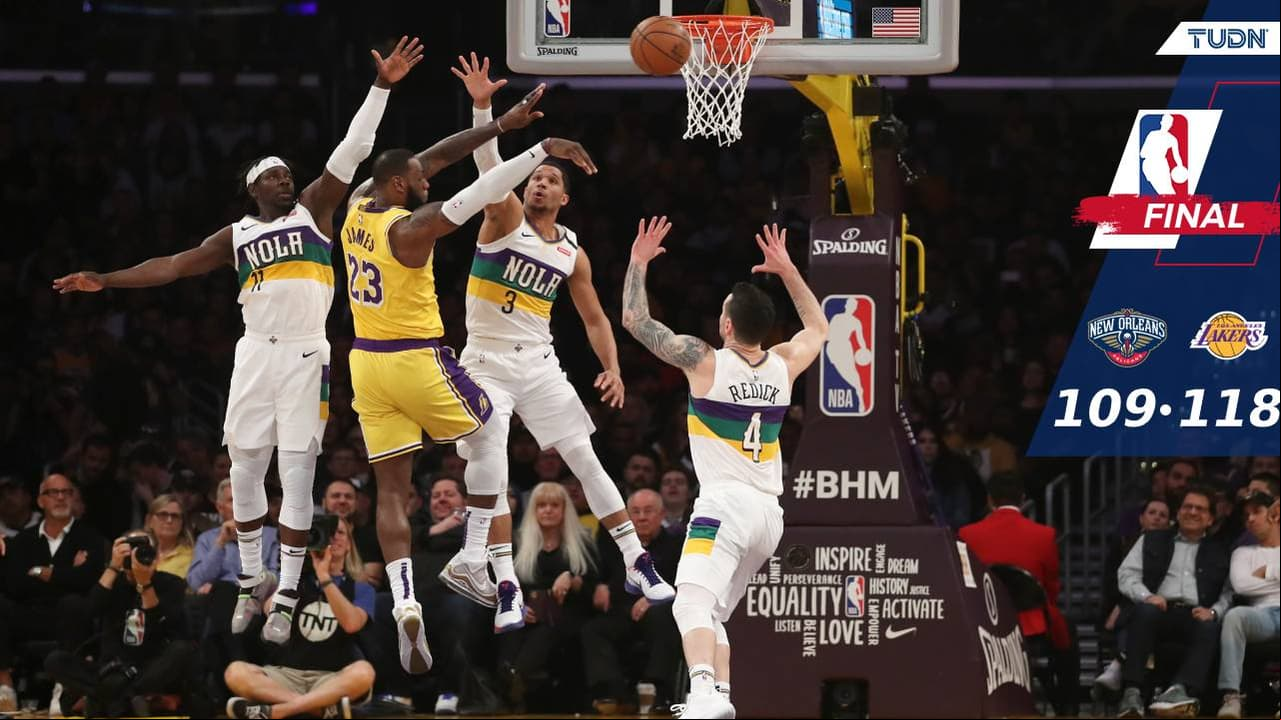 LeBron James anota 40 tantos y le gana la partida a Zion Williamson