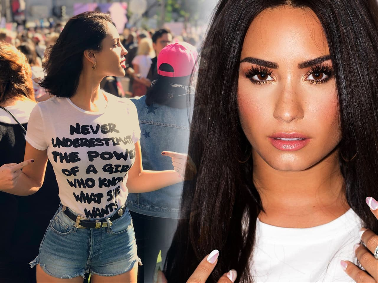 Eiza González se enamoró de Demi Lovato en lencería