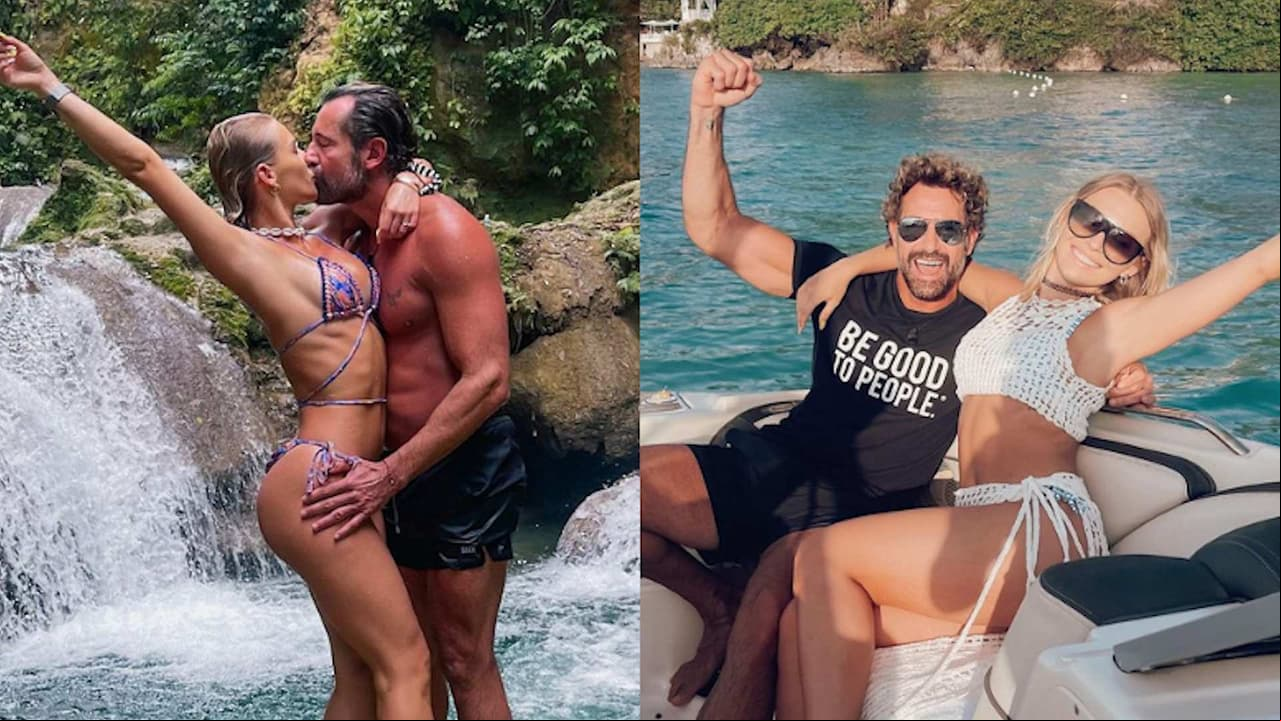 Irina Baeva y Gabriel Soto viven lujosas vacaciones: de paseos en yate a visitar cascadas naturales
