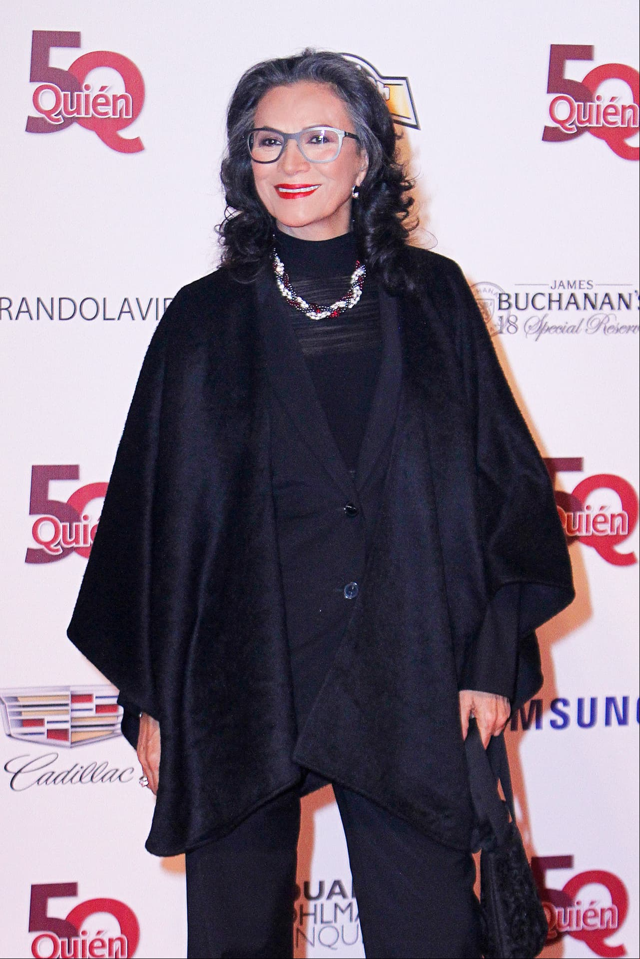 Patricia Reyes Spíndola en la gala Quién 50 en el Auditorio Nacional