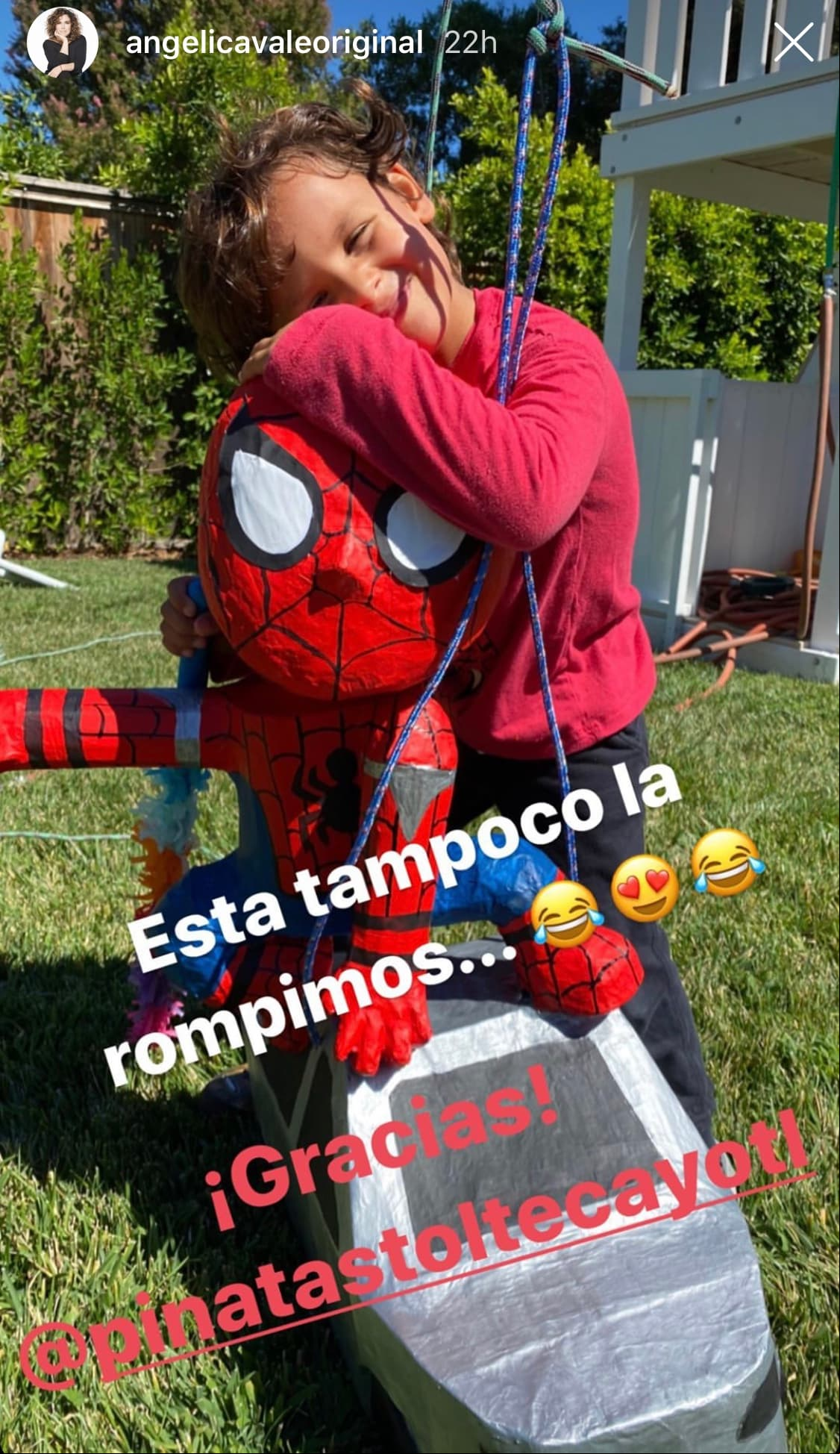 Daniel Padrón es el hijo menor de Angélica Vale.