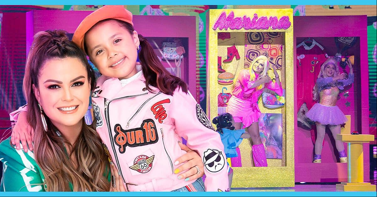 Mariana Echeverría se convierte en una muñeca y la acompañan galanes de ‘Me caigo de risa’