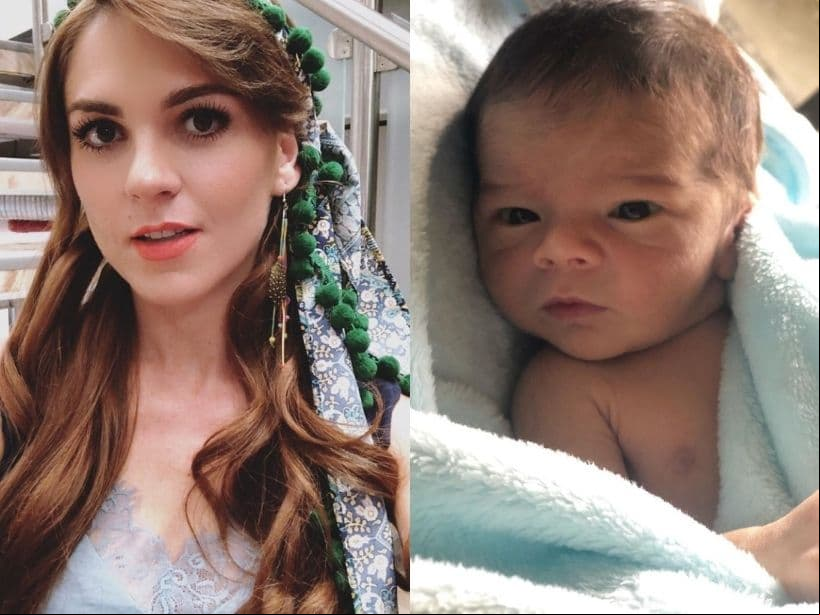Con pastel y una velita, Zoraida Gómez celebra el primer mes de su hijo Maximiliano