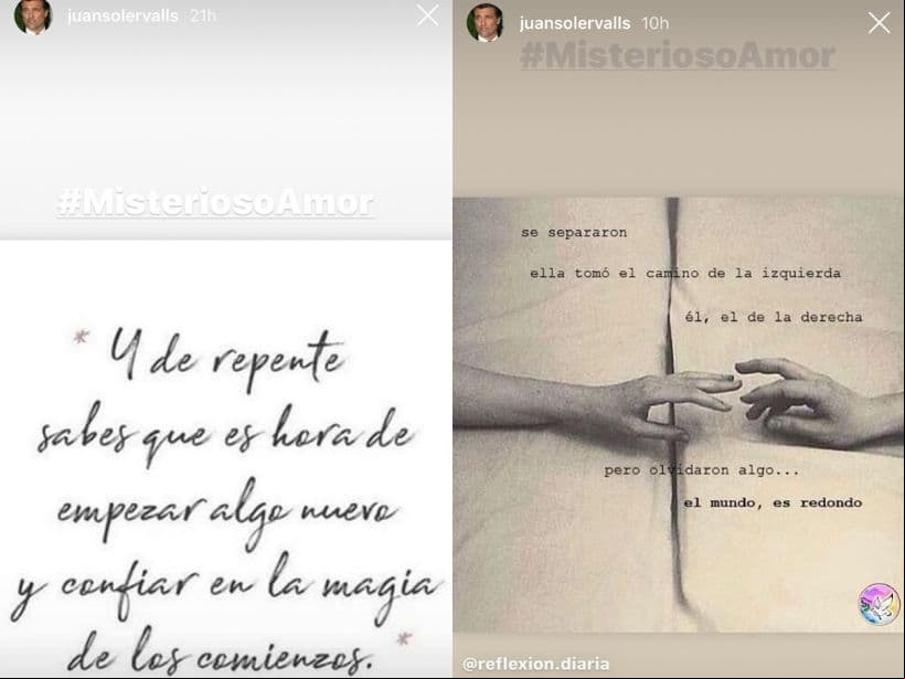 Juan Soler comparte emotivos y nostálgicos mensajes en Instagram
