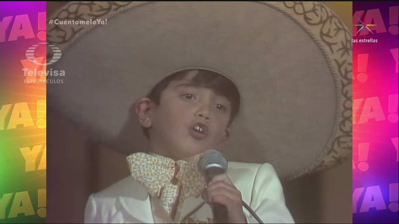 Así fue el debut de Alejandro Fernández cuando era niño y adolescente en ‘Siempre en Domingo’