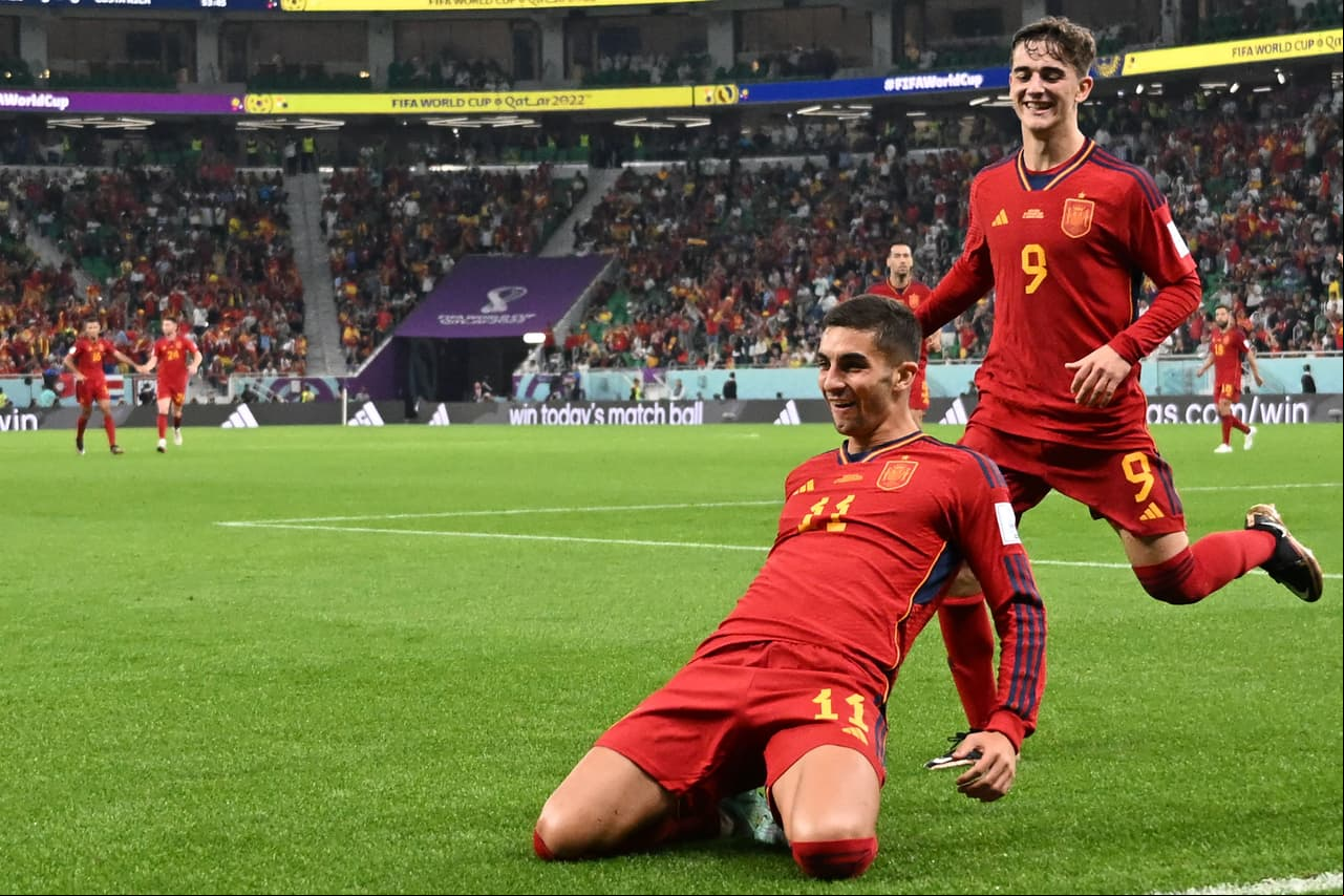 España le anotó siete goles a Costa Rica en el marcador más abultado del Mundial Qatar 2022 hasta el momento y de paso hicieron historia con el anotador más joven de la Selección española.