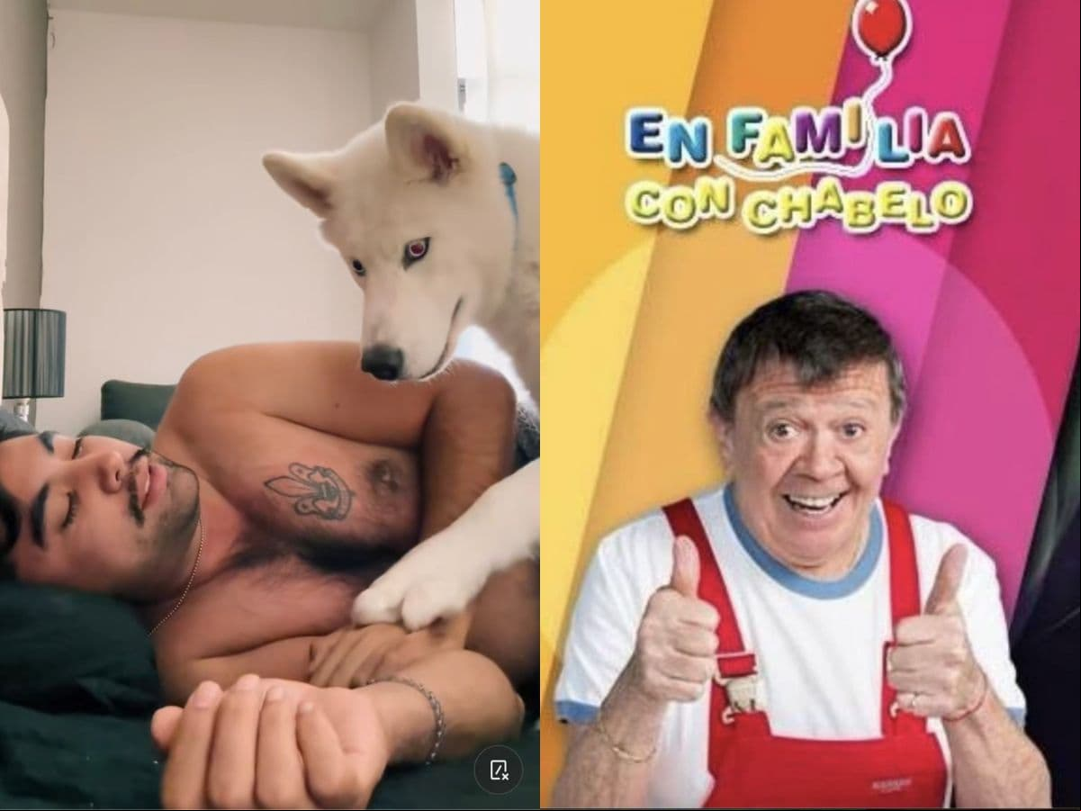 Zeus en fan de 'En familia con Chabelo'.