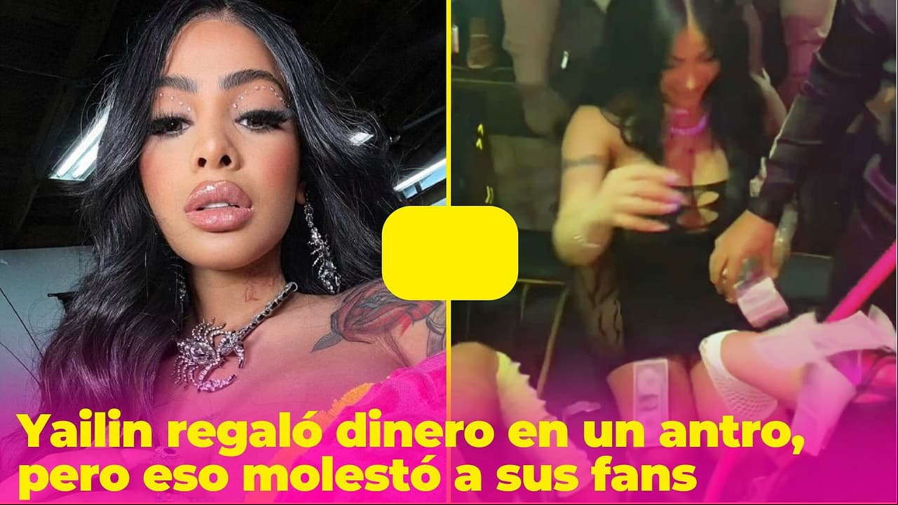 Yailin regaló dinero en un antro, pero eso molestó a algunos fans ¿qué pasó?
