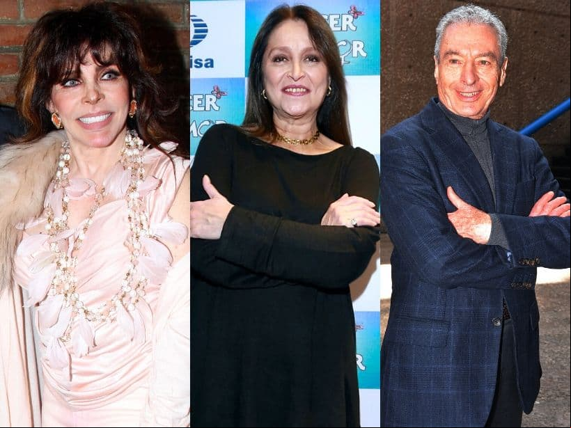 Foto del pasado de Daniela Romo junto a Verónica Castro y César Costa se viraliza en redes