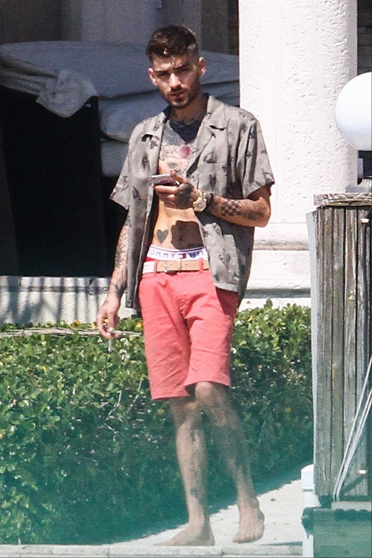 Zayn Malik fue captado por los paparazzi el pasado 14 de marzo en las playas de Miami