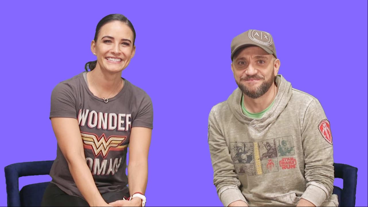 Duelo de mímica en ‘Vecinos’: Gina Holguín vs. Darío Ripoll