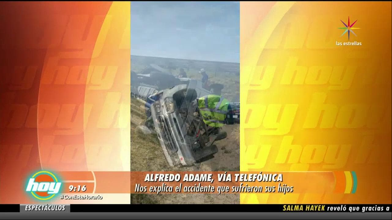 ¡Exclusiva! Alfredo Adame comparte detalles del accidente que sufrió su familia