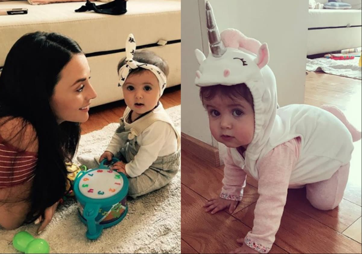 Zuria Vega se convirtió en mamá el 11 de enero. Lúa es producto de su matrimonio con el actor Alberto Guerra. Foto: Instagram