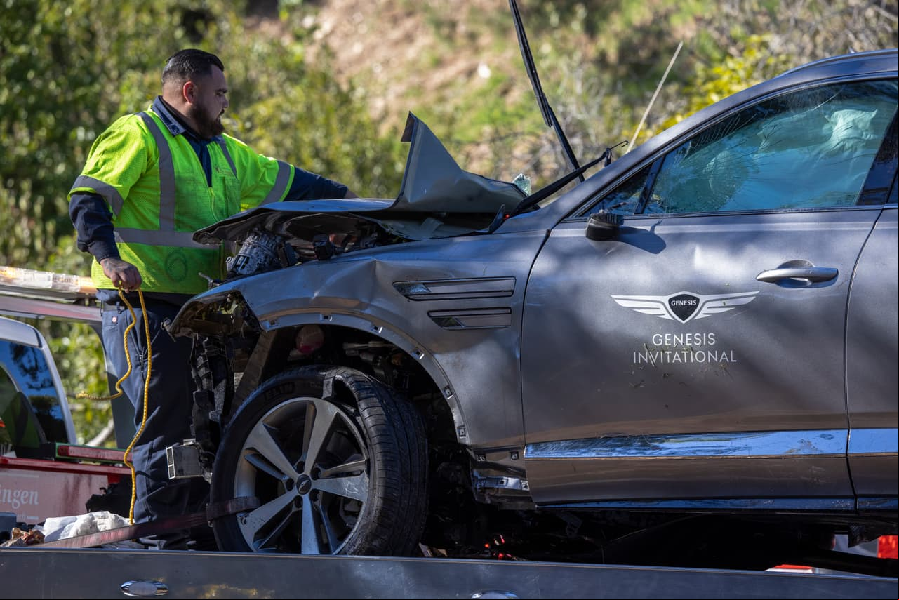 Accidente de Tiger Woods fue por exceso de velocidad, señalan autoridades