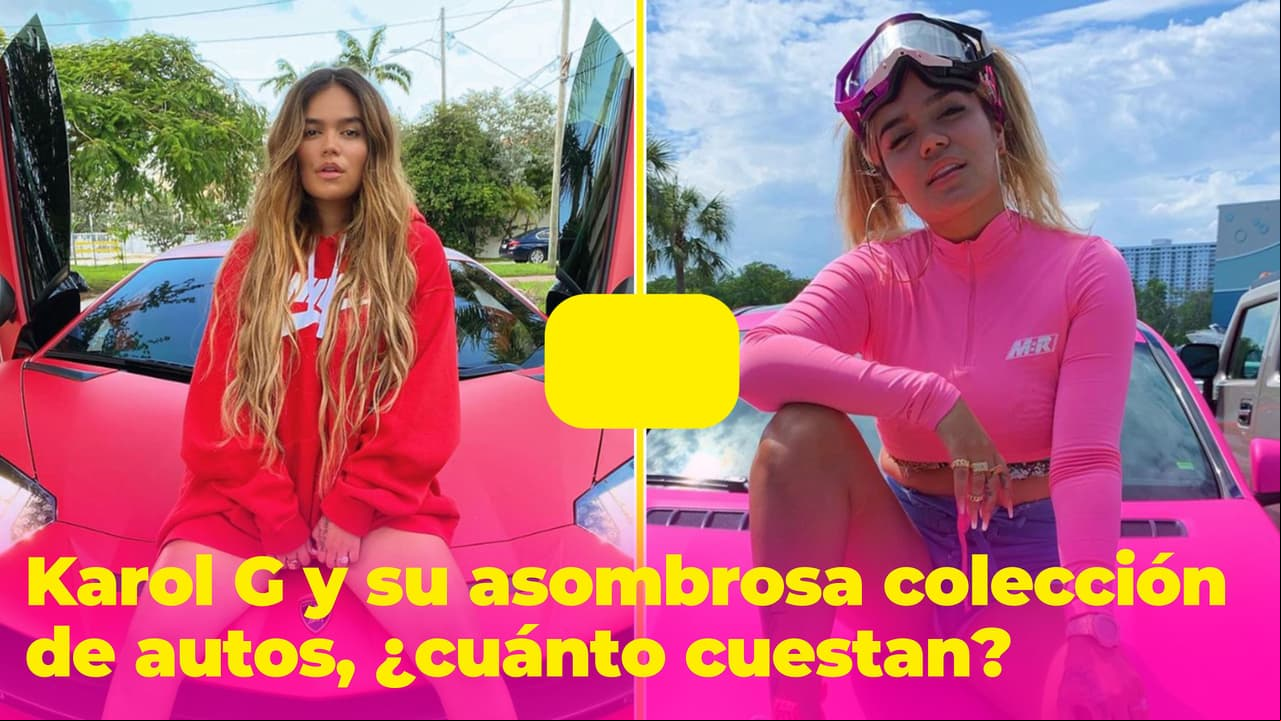 Los extravagantes y lujosos autos de Karol G: uno asciende a más de 350 mil dólares