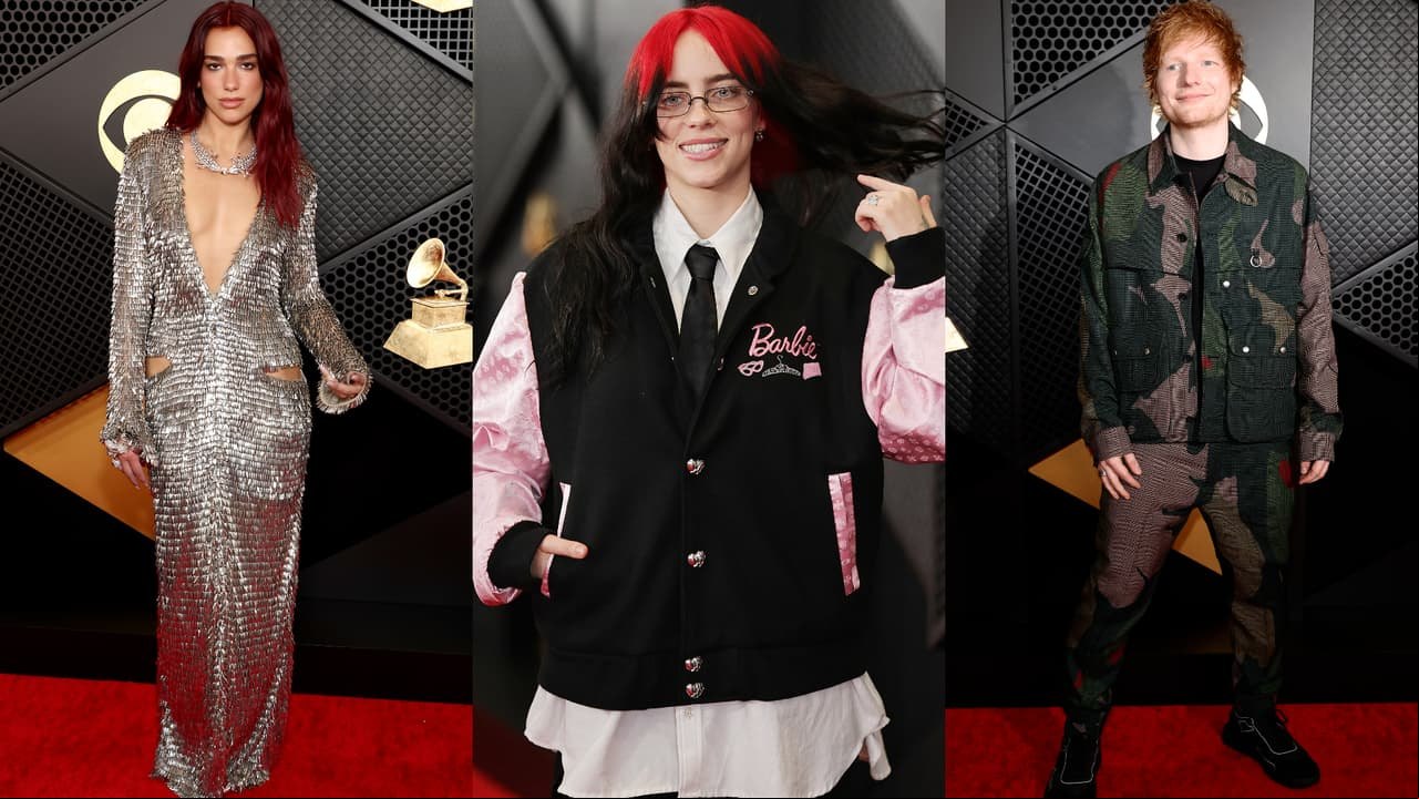Dua Lipa, Billie Eilish y Ed Sheeran formaron parte del desfile de celebridades.