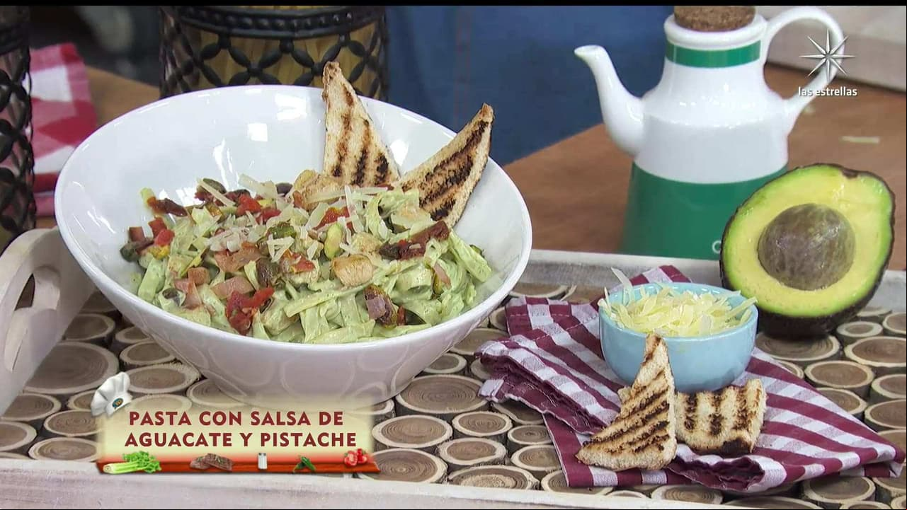 ¿Pasta con aguacate? ¡Prueba esta receta!