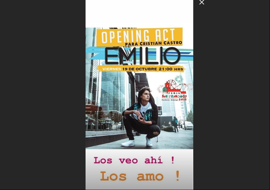 Emilio Osorio se abre paso en la música