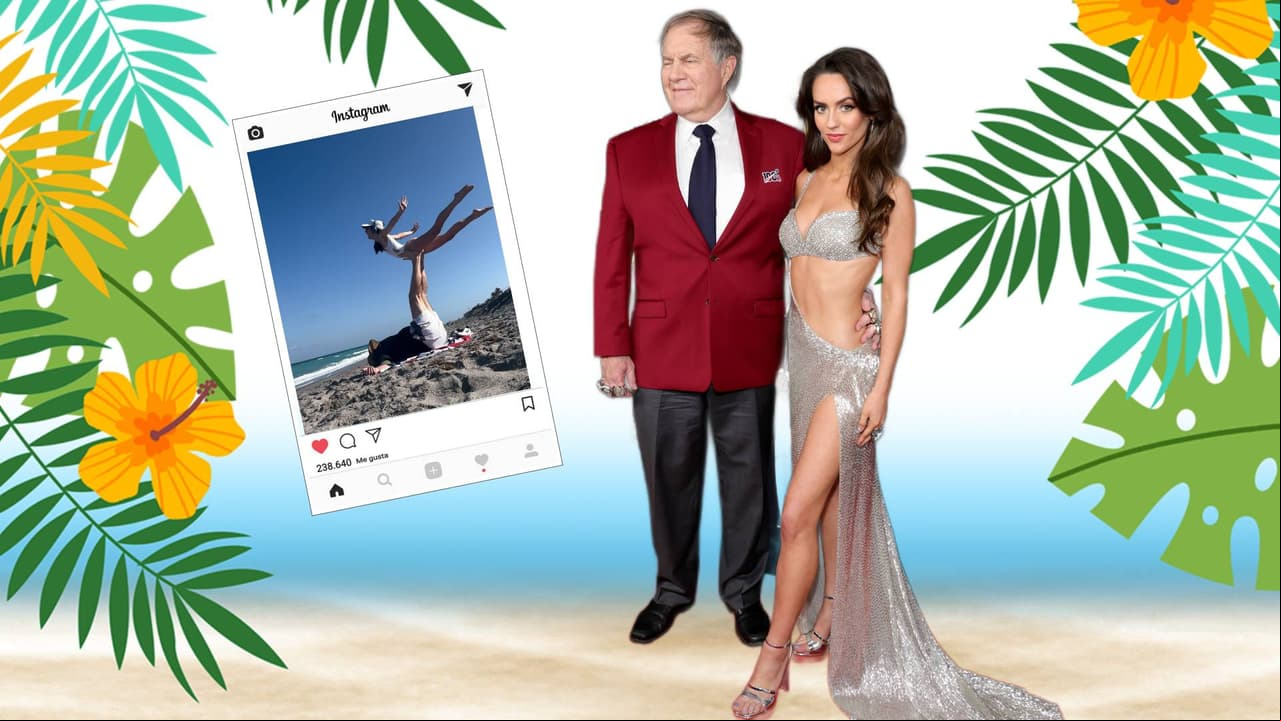 Bill Belichick presume espectacular condición física a lado de su pareja