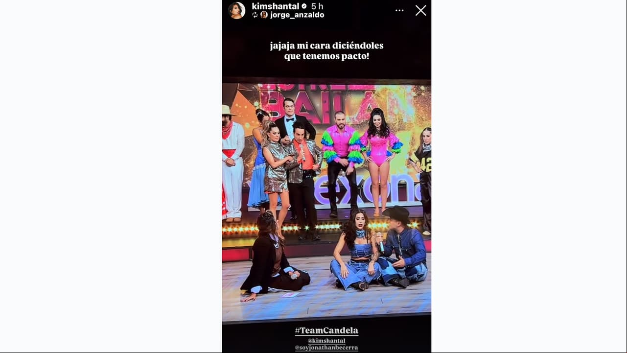 Captura de Instagram de Kim Shantal