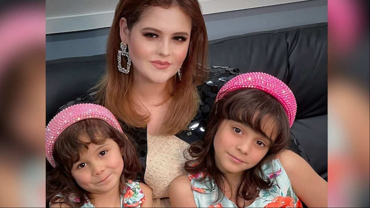 Hijas de Allisson Lozz no solo bailan, también cantan en inglés y se vuelve virales