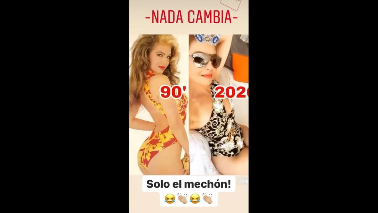 Thalía demostró que su cuerpo luce idéntico que hace 30 años