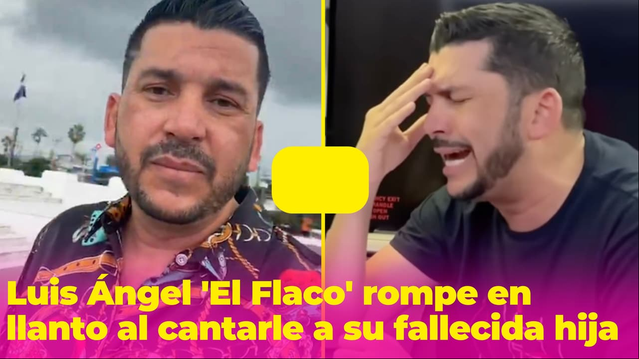 Luis Ángel 'El Flaco’ rompe en llanto al cantarle a su fallecida hija: fans viralizan el emotivo video