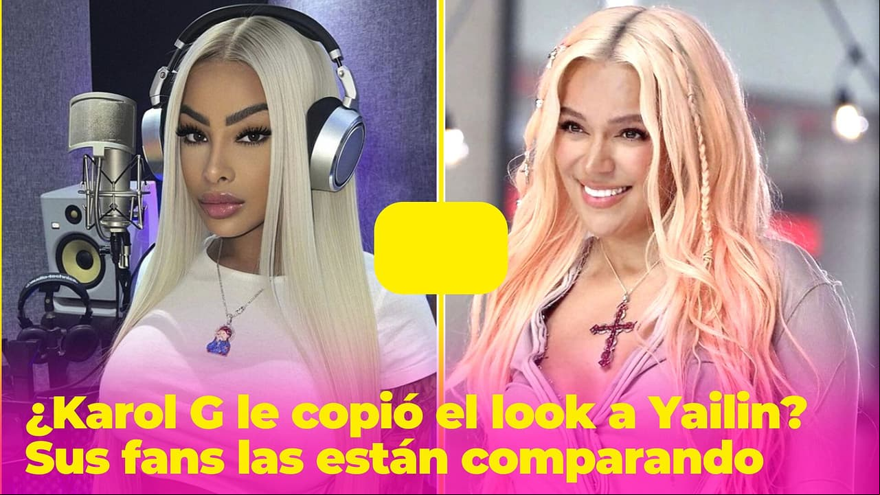 ¿Karol G le copió el look a Yailin? Las redes sociales arden con los comentarios