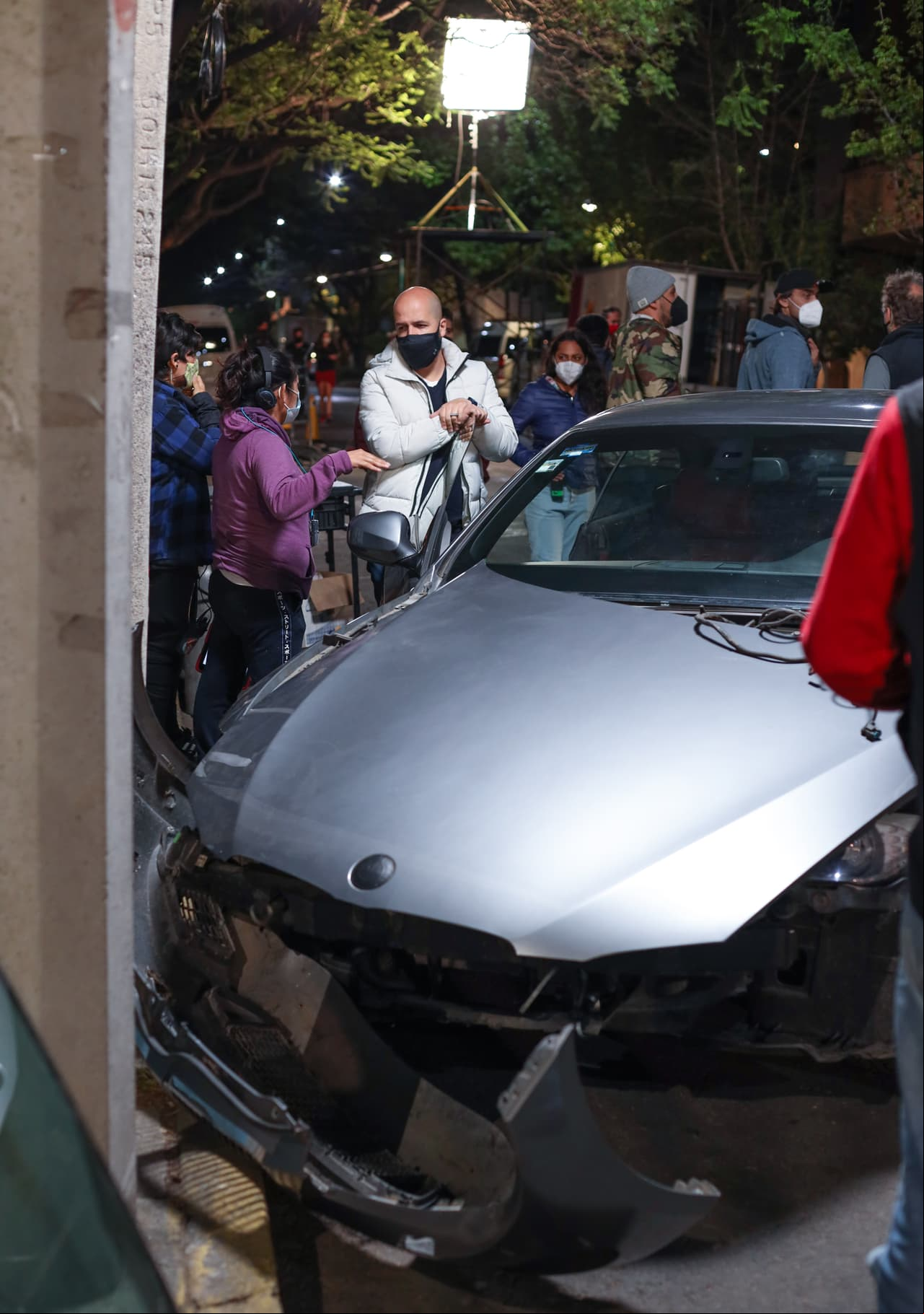 Aquí podemos ver cómo quedó el auto tras el accidente que sufrió 'Julieta'.