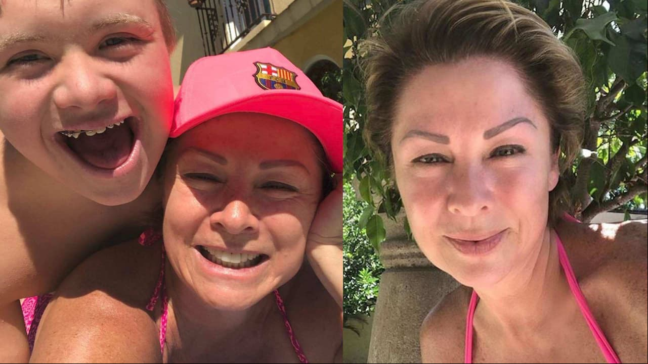Leticia Calderón le juega tremenda broma a su hijo Luciano y no aguanta la risa