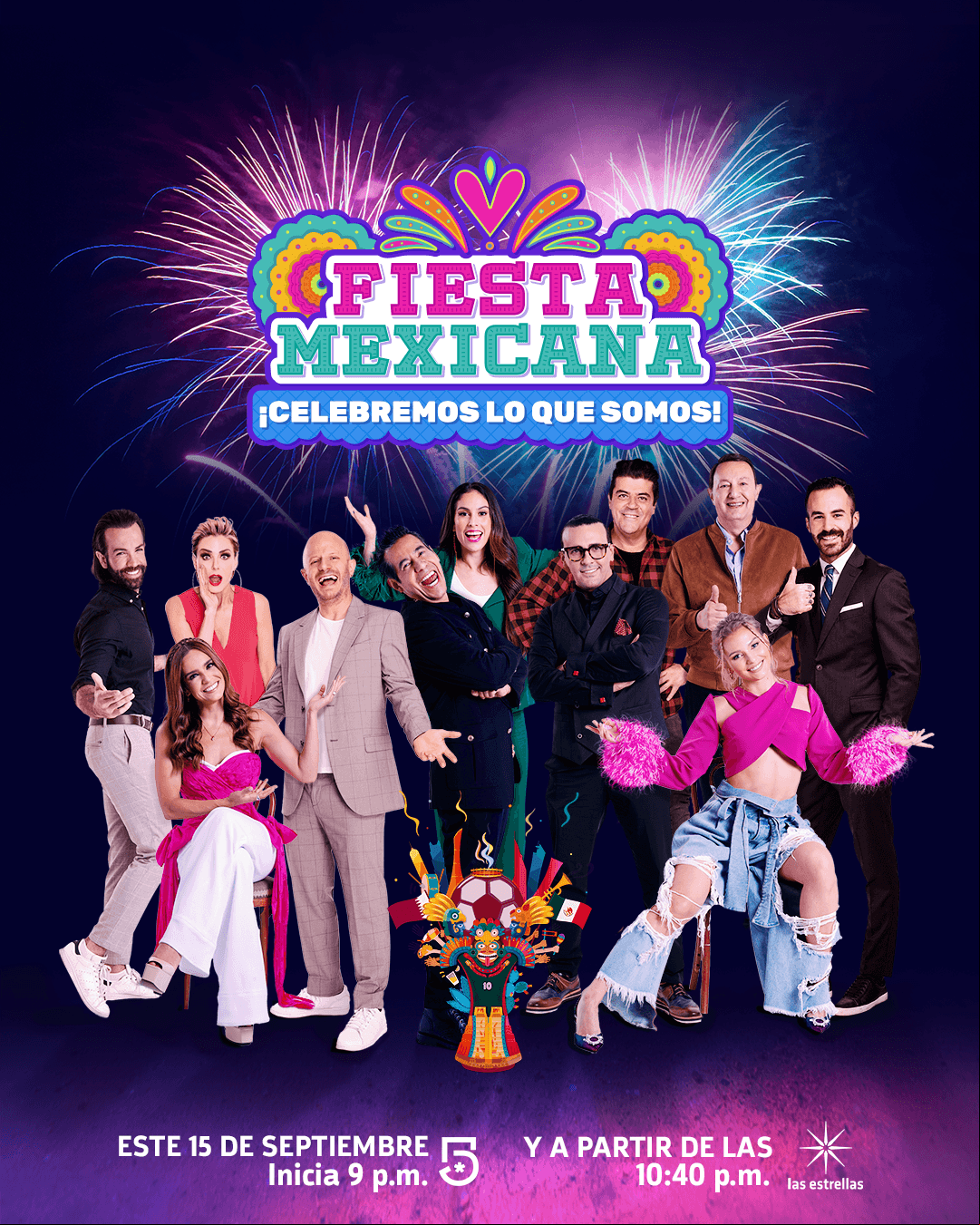 Fiesta Mexicana, por Las Estrellas.