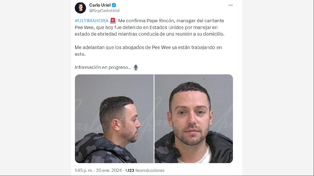Pee Wee arrestado
