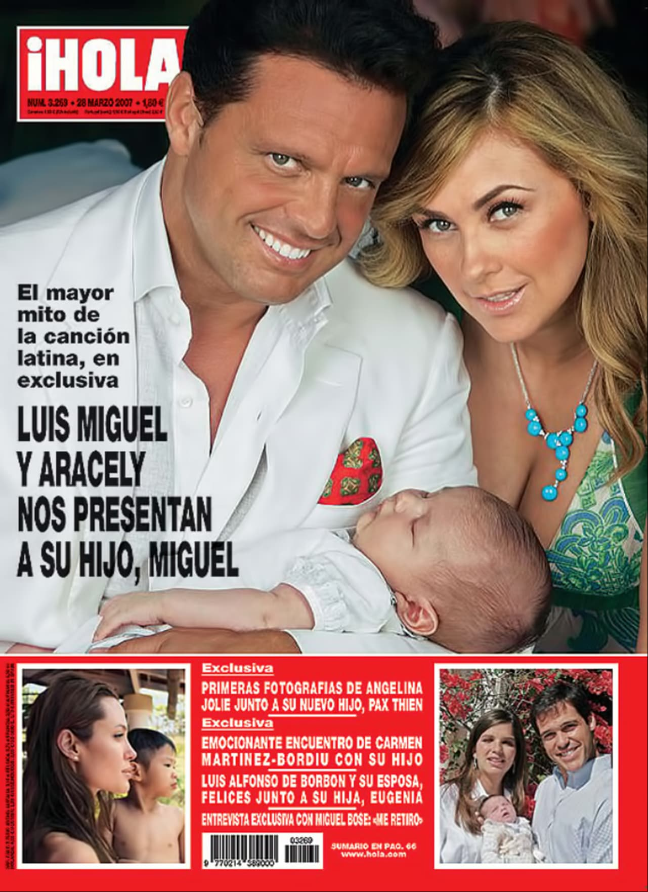 En 2013, Aracely Arámbula interpuso una demanda contra Luis Miguel por la manutención de sus hijos. Entre las peticiones de la demandante, se mencionaba que deseaba que El Sol pasara más tiempo con sus hijos.