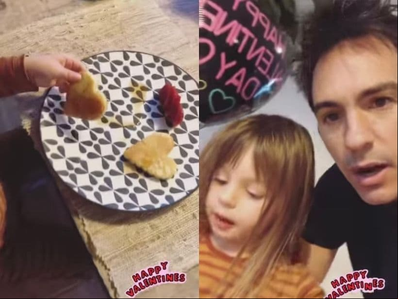 Mauricio Ochmann celebra San Valentín entre globos y hot cakes de corazones.
<br>