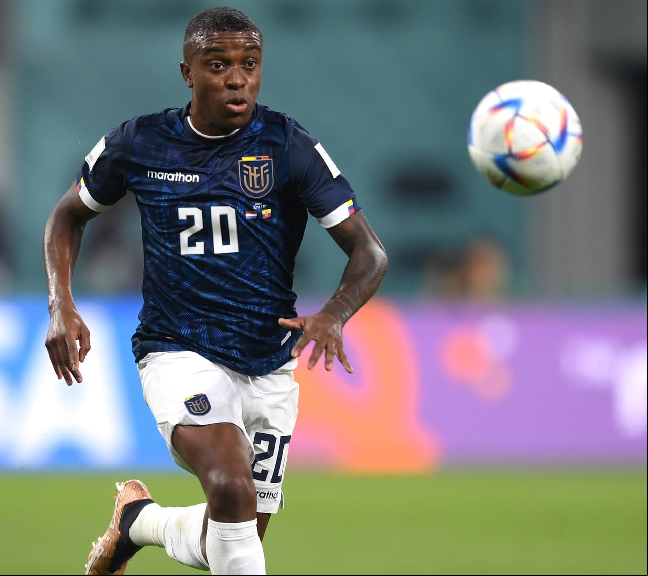 Jhegson Méndez sumó su segundo partido con Ecuador en Qatar 2022