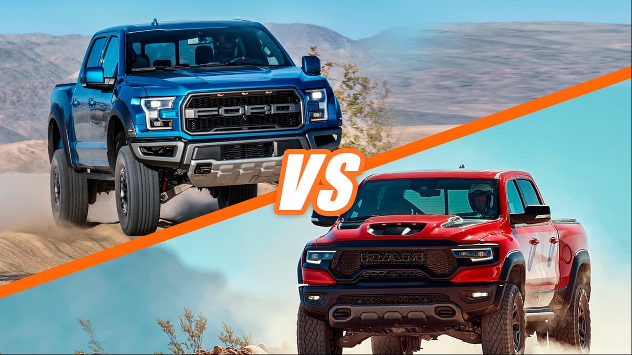 Sea usted el juez: Ram 1500 TRX vs. Ford F-150 Raptor