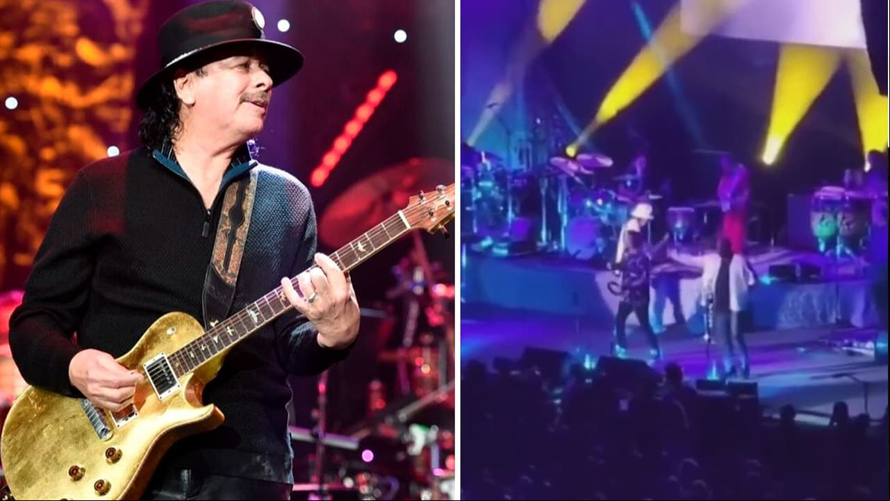 Carlos Santana se desploma en pleno escenario; revelan su estado de salud