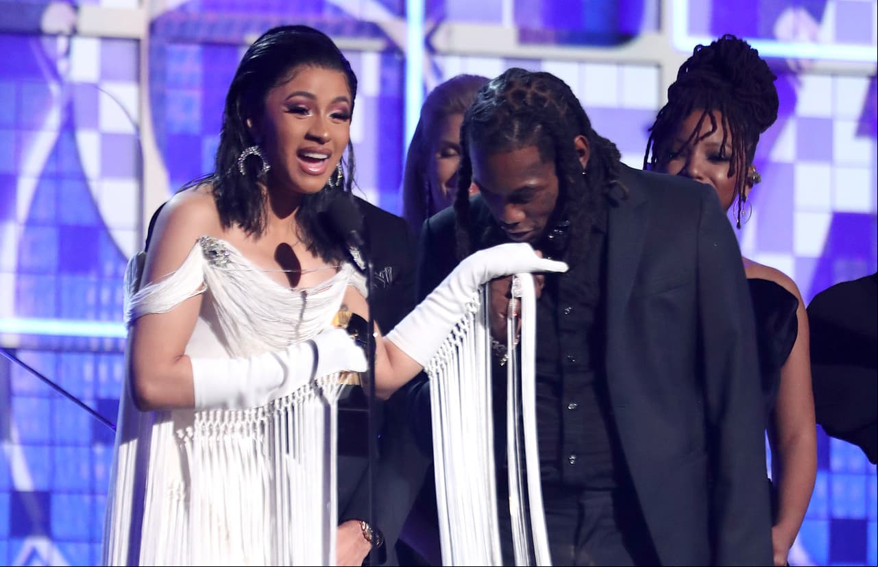 Gracias a su disco 'Invasion Of Privacy', la cantante Cardi B se lleva el Grammy en la categoría de 'Mejor álbum rap'.